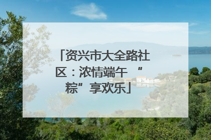 资兴市大全路社区：浓情端午 “粽”享欢乐
