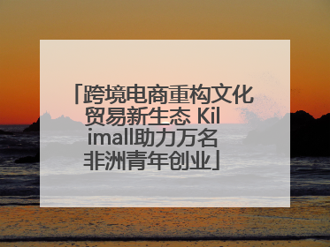 跨境电商重构文化贸易新生态 Kilimall助力万名非洲青年创业