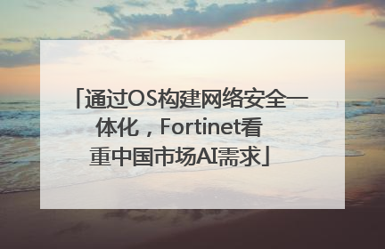 通过OS构建网络安全一体化，Fortinet看重中国市场AI需求