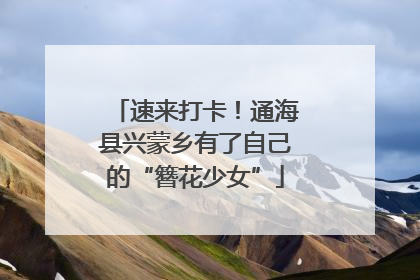 速来打卡！通海县兴蒙乡有了自己的“簪花少女”