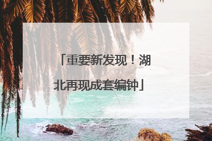 重要新发现！湖北再现成套编钟