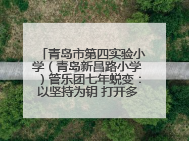 青岛市第四实验小学（青岛新昌路小学）管乐团七年蜕变：以坚持为钥 打开多元成长之门