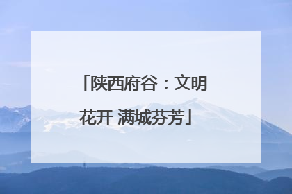 陕西府谷：文明花开 满城芬芳