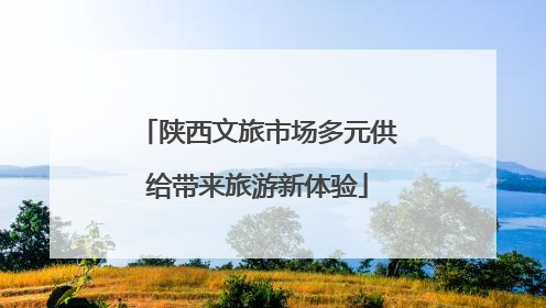 陕西文旅市场多元供给带来旅游新体验