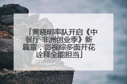 黄晓明率队开启《中餐厅·非洲创业季》新篇章，影视综多面开花诠释全能担当