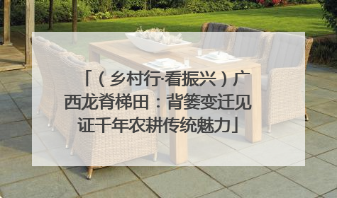 （乡村行·看振兴）广西龙脊梯田：背篓变迁见证千年农耕传统魅力