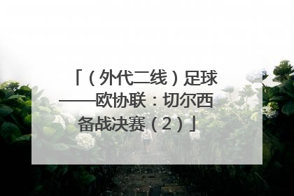 （外代二线）足球——欧协联：切尔西备战决赛（2）