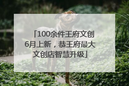 100余件王府文创6月上新，恭王府最大文创店智慧升级