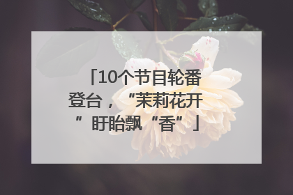 10个节目轮番登台，“茉莉花开”盱眙飘“香”