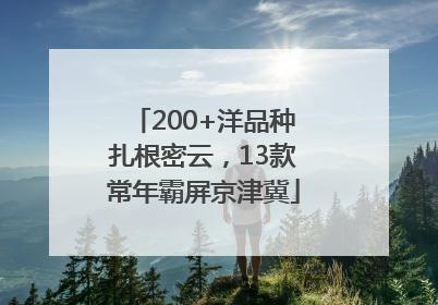 200+洋品种扎根密云，13款常年霸屏京津冀