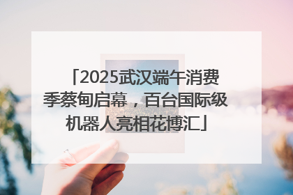 2025武汉端午消费季蔡甸启幕，百台国际级机器人亮相花博汇