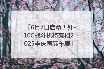 6月7日启幕！歼-10C战斗机将亮相2025重庆国际车展